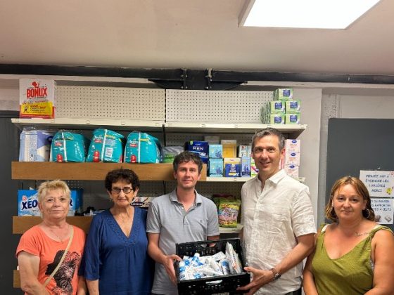 Prosuma donne des produits d'hygiène pour le Secours Populaire du Lot